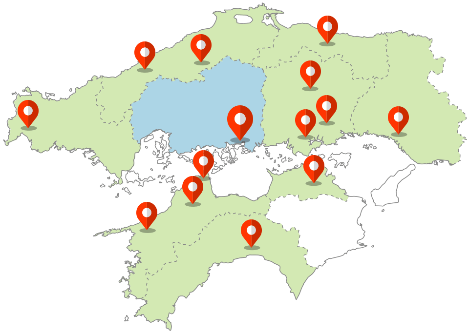 教習センター・各校マップ